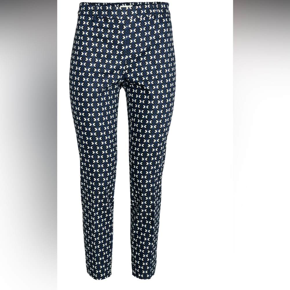 Blue and white patterned pants. H&M size 6